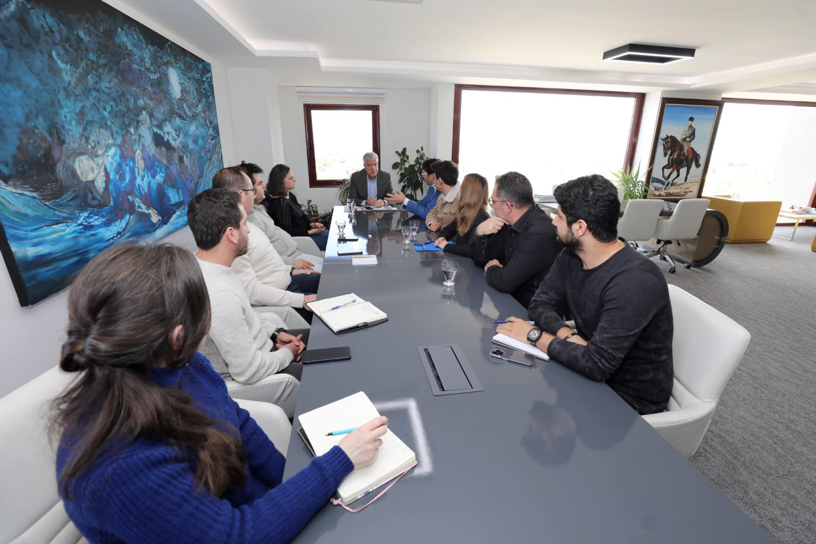 NARLIDERE BELEDİYE BAŞKANI SN. ALİ ENGİN İLE YAPILAN GÖRÜŞME