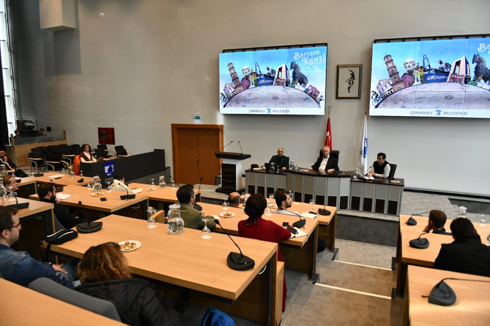 ÇANAKKALE BELEDİYESİ VE TMMOB ÇANAKKALE İL KOORDİNASYON KURULU "KENTSEL RİSK YÖNETİMİ KOMİSYON" TOPLANTISI